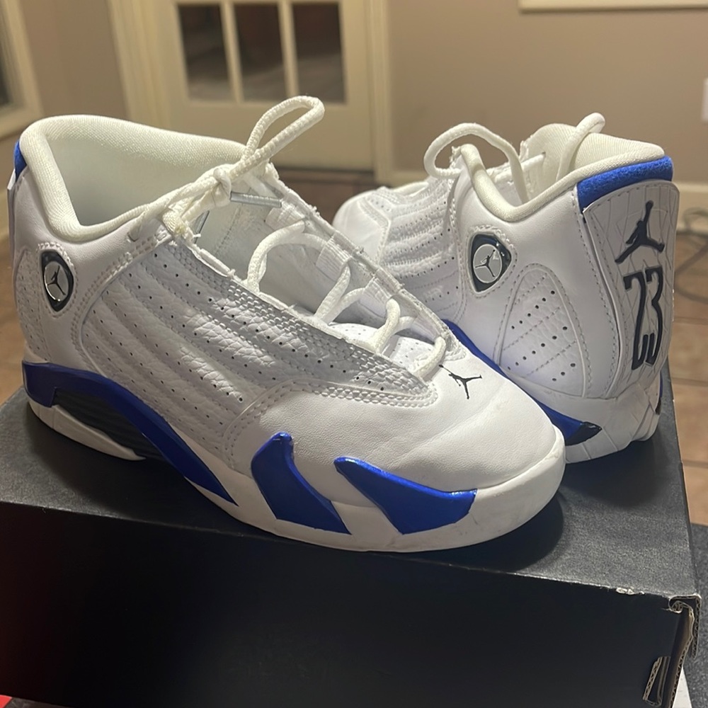Size 12C Blue and White Jordan